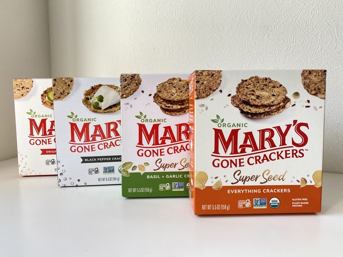 iHerbアイハーブ購入品　Mary's Gone Crackers(メアリーズゴーンクラッカーズ)　スーパーシードクラッカー